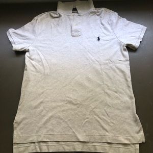 USED white/gray Polo shirt size M